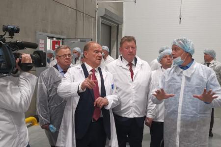 Делегация коммунистов во главе с лидером КПРФ Г.А. Зюгановым посетила Коломенский хлебокомбинат