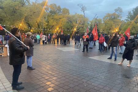 Тюменцы вышли на митинг против массовых фальсификаций на выборах