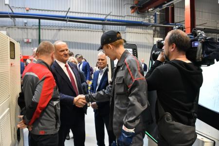 Г.А. Зюганов посетил Кировский завод в Санкт-Петербурге