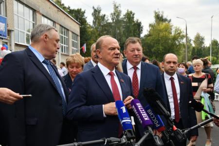 Итоговый репортаж о рабочей поездке Г.А. Зюганова в подмосковный город Подольск