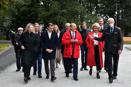 Г.А. Зюганов проголосовал на выборах депутатов Государственной Думы