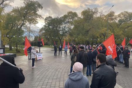 Тюменцы вышли на митинг против массовых фальсификаций на выборах