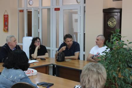 В Волгограде Николай Арефьев принял участие в работе штаба протестных действий