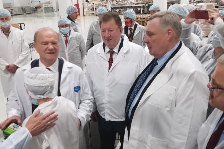 Делегация коммунистов во главе с лидером КПРФ Г.А. Зюгановым посетила Коломенский хлебокомбинат