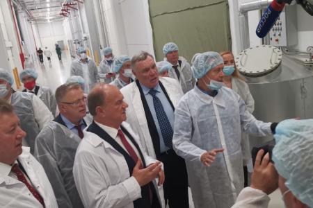 Делегация коммунистов во главе с лидером КПРФ Г.А. Зюгановым посетила Коломенский хлебокомбинат