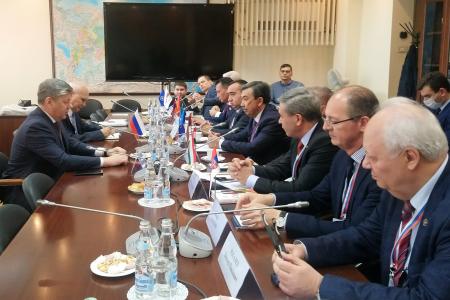 Дмитрий Новиков провёл встречу с членами миссии наблюдателей ПА ОДКБ