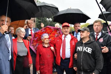 Итоговый репортаж о рабочей поездке Г.А. Зюганова в подмосковный город Подольск