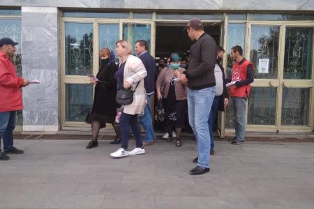 Республика Дагестан. В Кизляре комсомольцы провели агитационную работу на заводе КЭМЗ