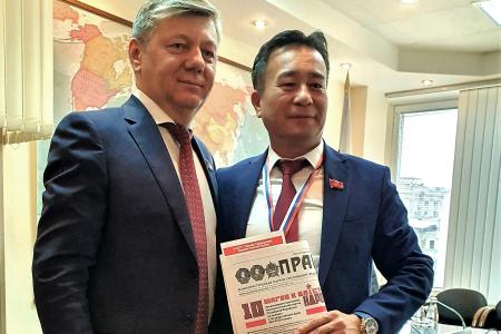 Дмитрий Новиков провёл встречу с членами миссии наблюдателей ПА ОДКБ