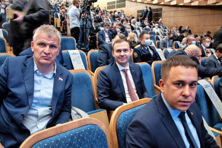 Юрий Афонин принял участие в церемонии вступления в должность губернатора Ульяновской области Алексея Русских