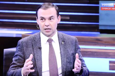 Юрий Афонин в эфире «России-1»: Капиталистические карлики не способны даже просто сохранять наследство советского гиганта