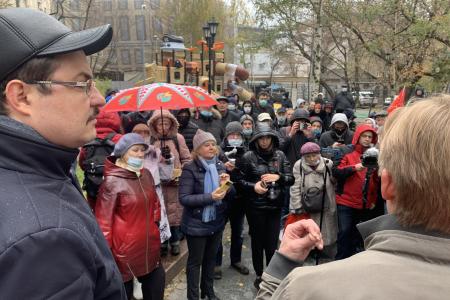Сергей Обухов на встрече с избирателями против ДЭГ: Не дадим власти заменить граждан электронными ботами!