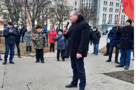 Борьба против угнетения разворачивается. Народный сход в Тамбове
