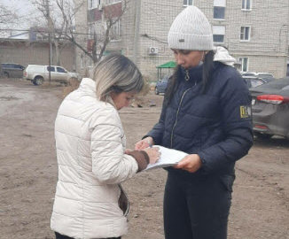 Саратовская область. В Ершове прошли одиночные пикеты против введения QR-кодов
