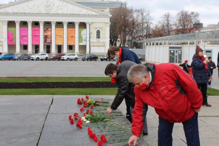 В Воронеже отметили 104-ю годовщину Великого Октября