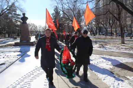 Коммунисты Приамурья отметили 104-ю годовщину Великого Октября