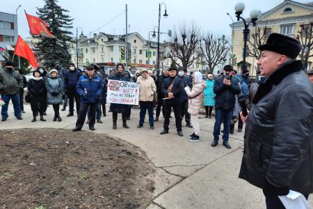 Борьба против угнетения разворачивается. Народный сход в Тамбове