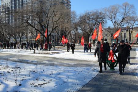 Коммунисты Приамурья отметили 104-ю годовщину Великого Октября