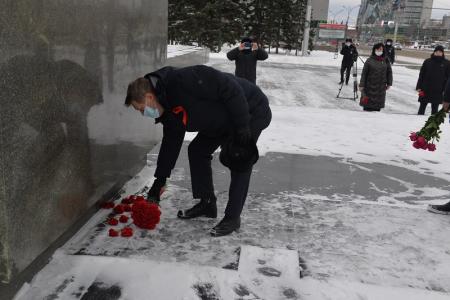 В Новосибирске отметили 104-ю годовщину Великой Октябрьской социалистической революции