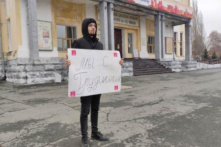 Акции протеста коммунистов Самарской области в защиту коллектива совхоза им. Ленина и его руководителя Павла Грудинина продолжаются
