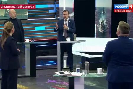 Юрий Афонин в эфире «России-1»: Россия может эффективно противостоять западному империализму, опираясь на левые силы