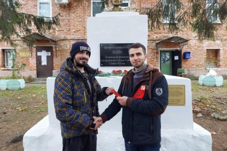 К 104-Й годовщине Великой Октябрьской социалистической революции в Тульской области коммунисты восстановили старейший бюст В.И. Ленину