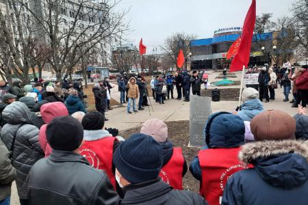 Борьба против угнетения разворачивается. Народный сход в Тамбове