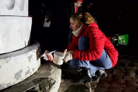 Коммунисты Волгограда отреставрировали старейший в городе памятник В.И. Ленину
