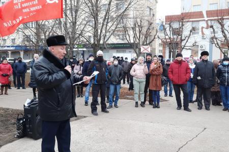 Борьба против угнетения разворачивается. Народный сход в Тамбове