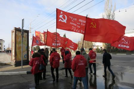 Тамбов отмечает праздник Великого Октября