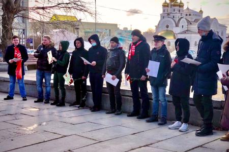 В Екатеринбурге состоялся праздничный митинг, посвященный 103-летию  Комсомола