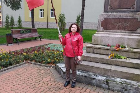 Годовщину Великой Октябрьской социалистической революции отметили в Калининграде