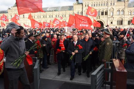 Брифинг Г.А.Зюганова по случаю 104-й годовщины Великого Октября