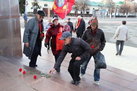 Годовщина Великого Октября в Рязани