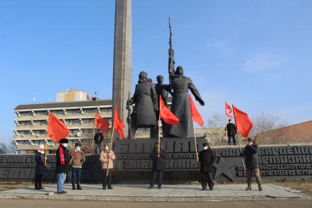Коммунисты Забайкалья встретили 104-ю годовщину Великой Революции