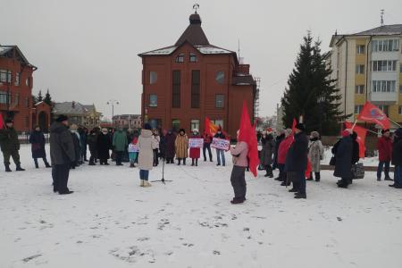 Тюменская область. В Тобольске прошел массовый митинг протеста против QR-кодов