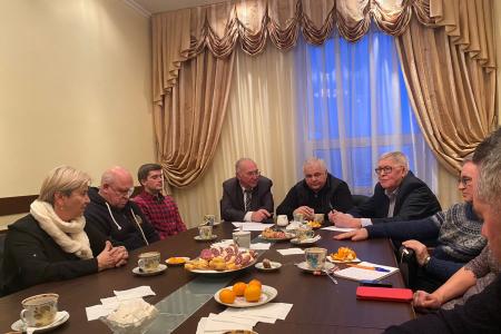 Рабочая поездка на Донбасс в преддверии нового года делегации КПРФ во главе с К.К. Тайсаевым