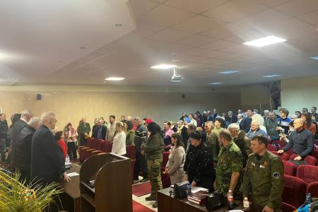 Рабочая поездка на Донбасс в преддверии нового года делегации КПРФ во главе с К.К. Тайсаевым