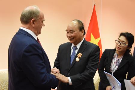 Г.А. Зюганов встретился в Москве с Президентом Вьетнама Нгуен Суан Фуком