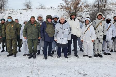 Делегация КПРФ во главе с К.К. Тайсаевым с рабочим визитом прибыла на Донбасс