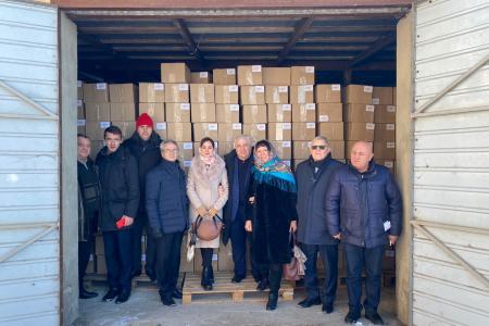 Делегация КПРФ во главе с К.К. Тайсаевым с рабочим визитом прибыла на Донбасс