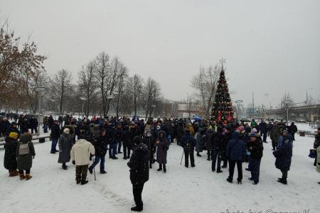 Москва. Сергей Обухов провел новую массовую встречу с избирателями: "Стоп эсткада на Малыгина!"