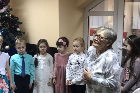 Роман Лябихов и Александр Бойков на детской ёлке в Иванове