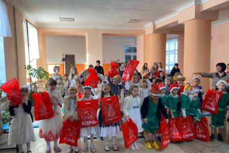 Рабочая поездка на Донбасс в преддверии нового года делегации КПРФ во главе с К.К. Тайсаевым