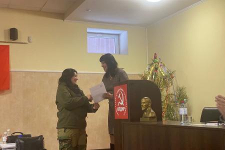 Рабочая поездка на Донбасс в преддверии нового года делегации КПРФ во главе с К.К. Тайсаевым
