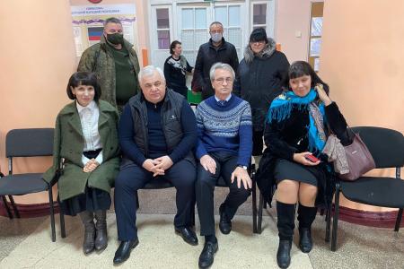Рабочая поездка на Донбасс в преддверии нового года делегации КПРФ во главе с К.К. Тайсаевым