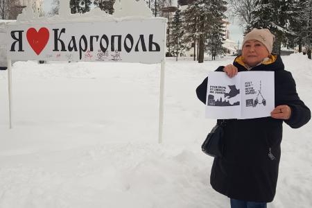 Архангельская область. Каргопольские коммунисты: «Грудинину – Да! Росту цен – Нет! QR-коды – долой!»