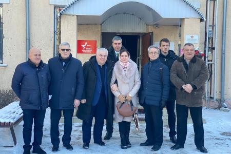 Делегация КПРФ во главе с К.К. Тайсаевым с рабочим визитом прибыла на Донбасс