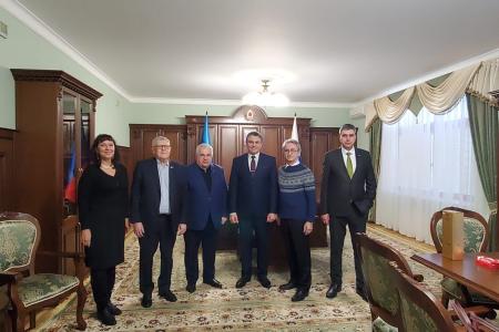 Делегация КПРФ во главе с К.К. Тайсаевым с рабочим визитом прибыла на Донбасс