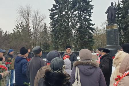 В Ростовской области прошли акции, посвященные памяти В. Ленина